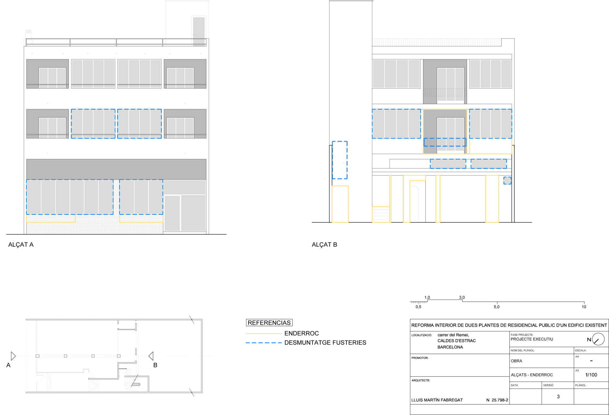 Alzados-Estado Original