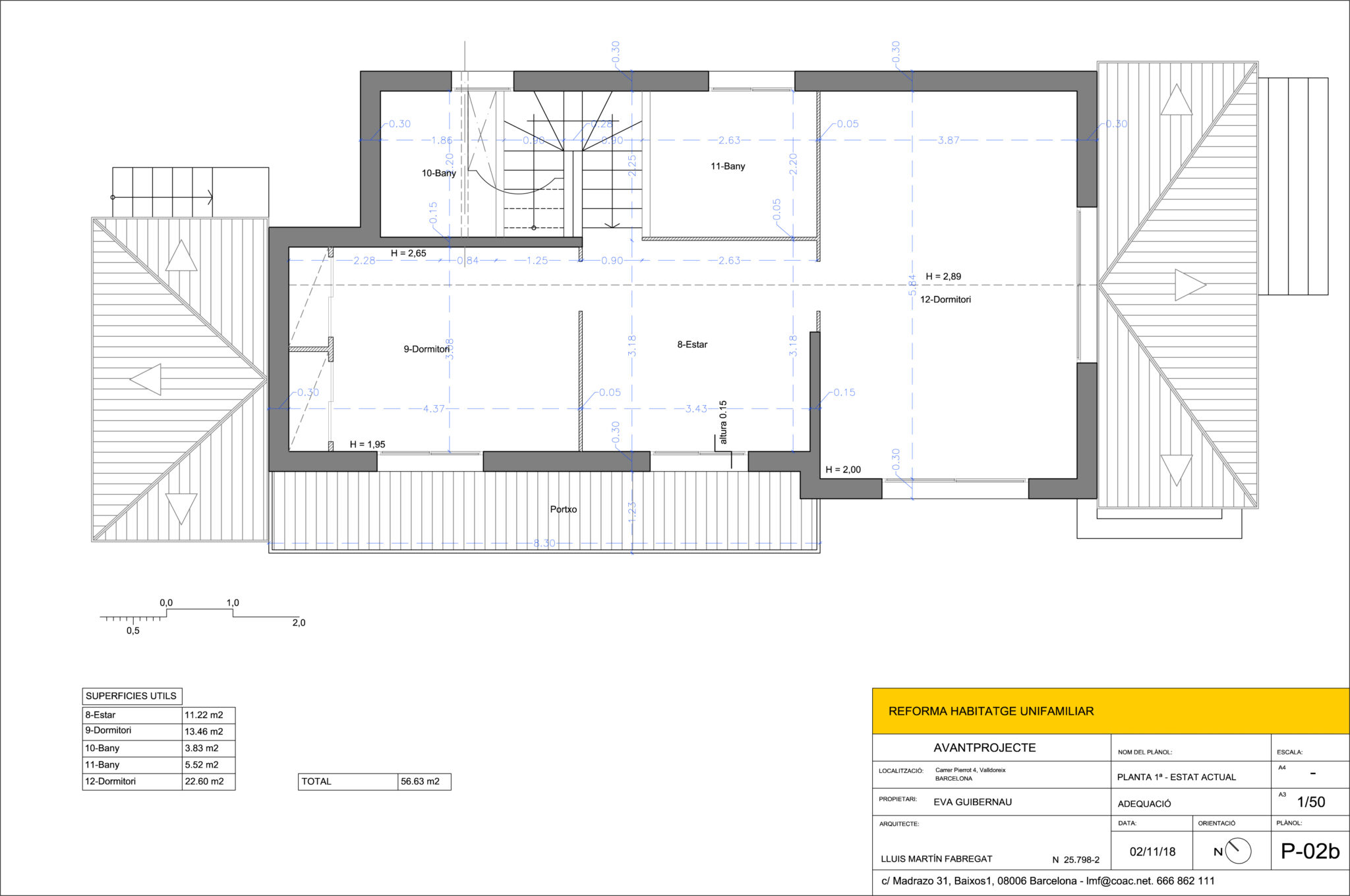 Planta 1º-Estado Original