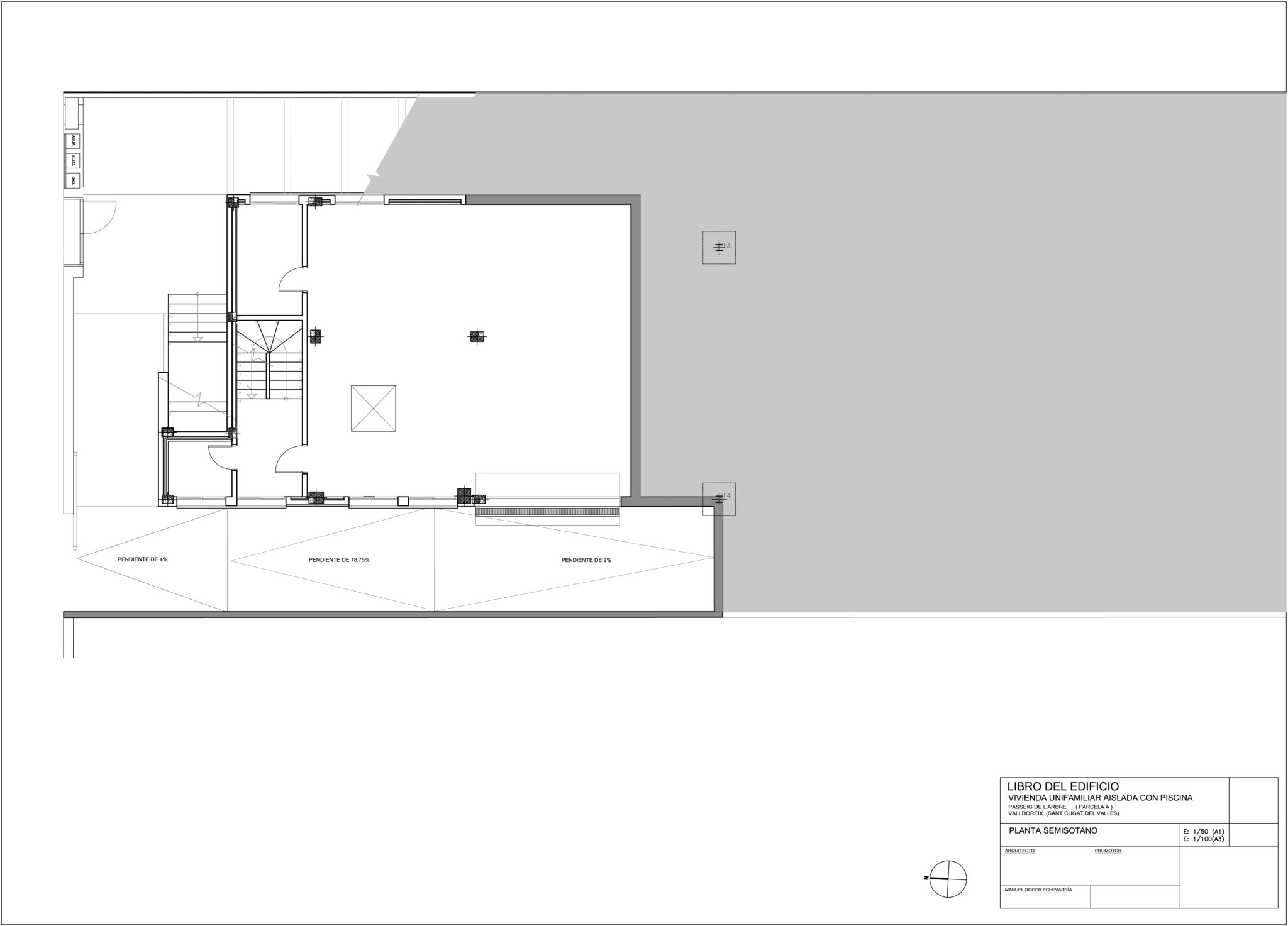 Plano-Planta Sótano