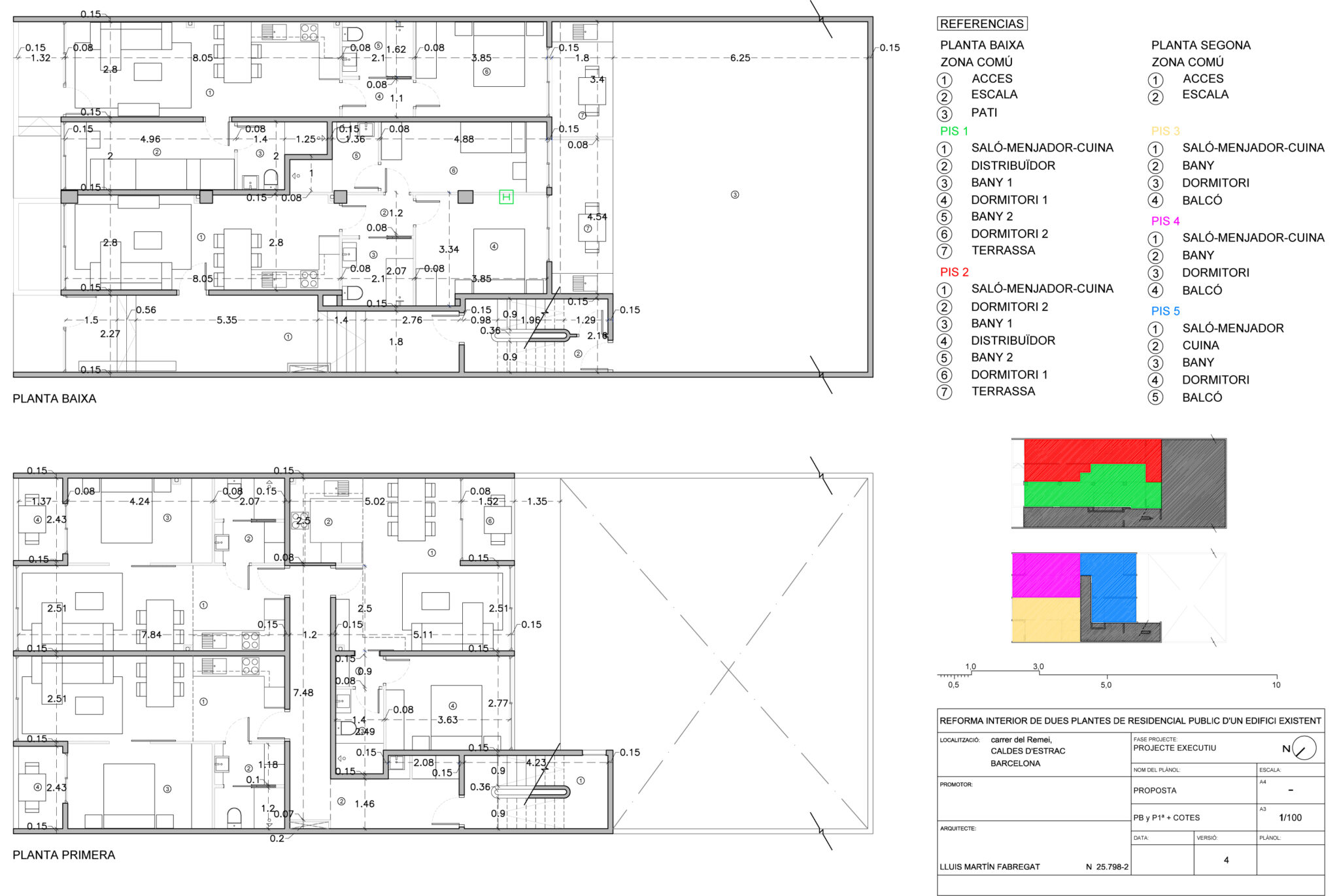 Planta Baja y 1º-Reforma